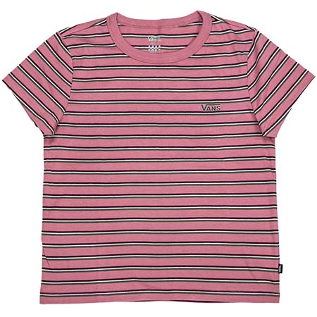 Vans Womens Striped Baby T Shirt in stock at SPoT Skate Shop