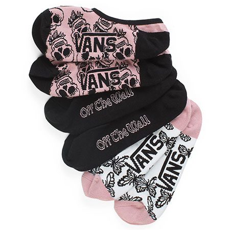 Vans Classic Canoodle 3 Pack No-Show Socks in stock at SPoT Skate Shop