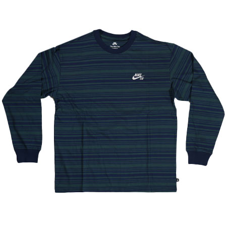 Nike SB Striped Long Sleeve Skate T Shirt in stock at SPoT Skate Shop