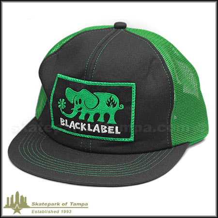 Black Label O.G. Elephant Mesh Hat in stock at SPoT Skate Shop