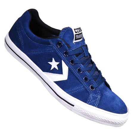 converse blue suede shoes