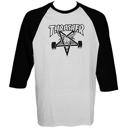Thrasher Magazine Skate Goat 3/4 Sleeve Raglan T Shirt in stock at SPoT  Skate Shop