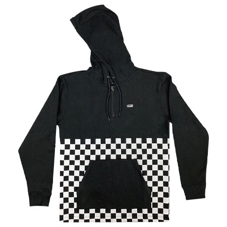 Vans Versa Quarter Zip Pullover Hooded Sweatshirt, Black/ White in stock at  SPoT Skate Shop