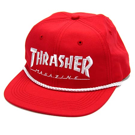 Thrasher Magazine Rope Snapback Hat in stock at SPoT Skate Shop
