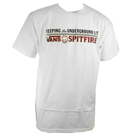 Vans Vans X Spitfire Underground T Shirt in stock at SPoT Skate Shop