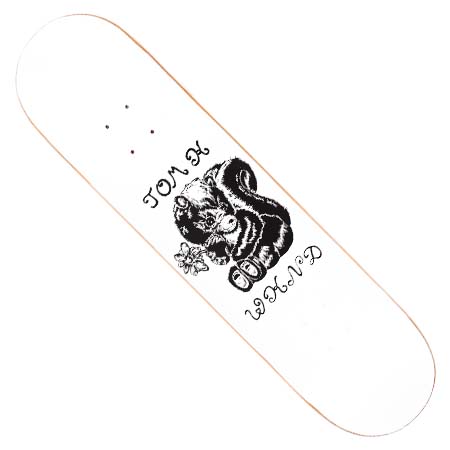 WKND Skateboards Tom Karangelov Skunk Deck in stock at SPoT Skate Shop
