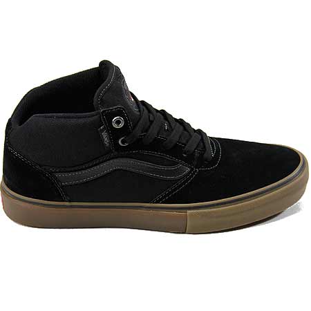 Vans Gilbert Crockett Pro Mid Shoe, Black Suede/ Black in stock at SPoT  Skate Shop