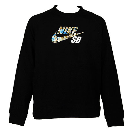 Nike SB Digi Floral Crew Neck Fleece Sweatshirt in stock now at SPoT Skate  Shop