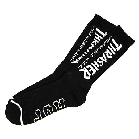 HUF HUF x Thrasher Logo Crew Socks in stock at SPoT Skate Shop