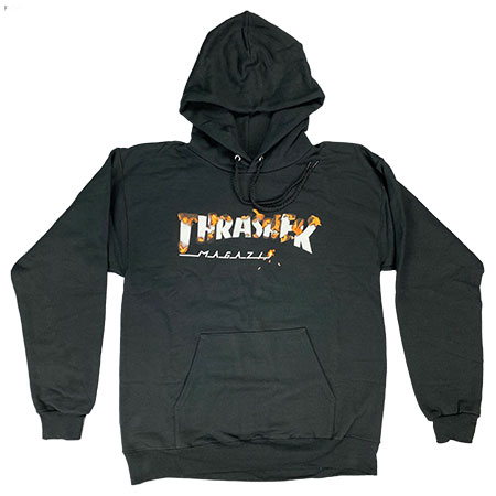 Thrasher Magazine Intro Burner Hooded Sweatshirt in stock at SPoT Skate Shop