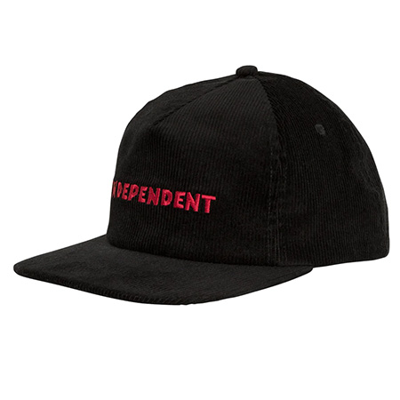 Independent Beacon Corduroy Snap-Back Hat in stock at SPoT Skate Shop
