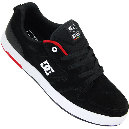 DC Shoe Co. Nyjah Huston S Shoes, Pirate Black Suede/ White in stock at  SPoT Skate Shop