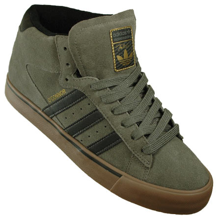 adidas Campus Vulc Mid Shoes, Black Suede/ Running White/ Bluebird in stock  at SPoT Skate Shop