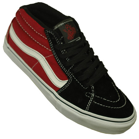 Vans Jeff Grosso SK8-Mid Pro Shoes, Black/ Black Checkerboard in stock at  SPoT Skate Shop