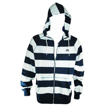 Nike Ahoy Stripes Zip-Up Hooded Sweatshirt in stock at SPoT Skate Shop