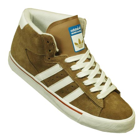 adidas Campus Vulc Mid Shoes, Black Suede/ Running White/ Bluebird in stock  at SPoT Skate Shop