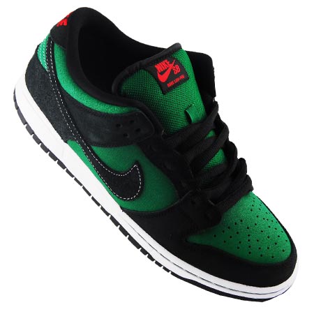 Nike Dunk Low Premium SB Shoes, Matte Silver/ Classic Green/ Varsity Red in  stock at SPoT Skate Shop