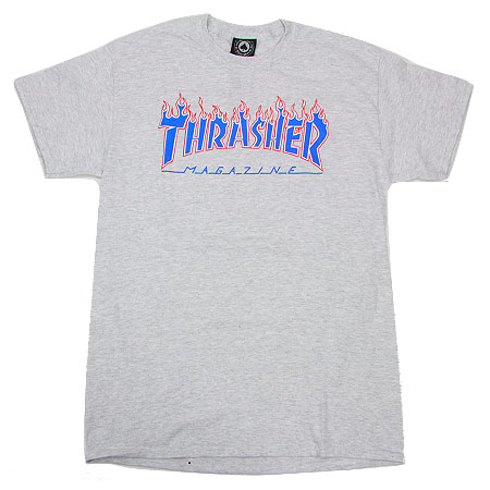 Thrasher Magazine Patriot Flame T Shirt in stock at SPoT Skate Shop