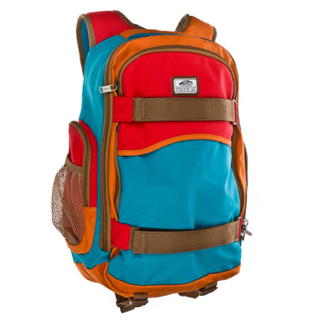 Vans Transient Backpack, Dress Blue/ Red/ White in stock at SPoT Skate Shop