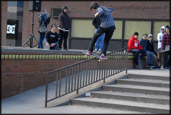 Corey Huber - frontside boardslide — Skatepark of Tampa