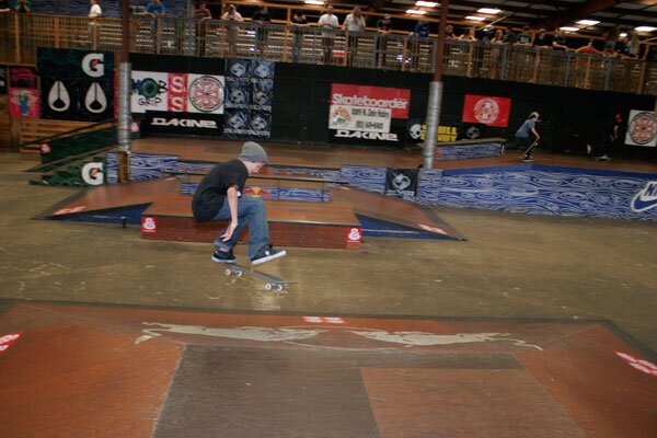 A properly caught 13 to 15 frontside flip — Skatepark of Tampa