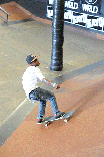 It was too crowded to get this gap to wallride — Skatepark of Tampa