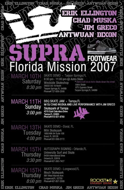 Supra Demo — Skatepark of Tampa