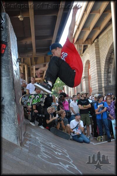 Billy Rohan - frontside flip wallride — Skatepark of Tampa