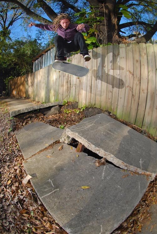 Levi: Kickflip into bank — Skatepark of Tampa