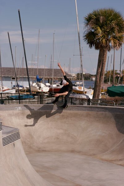 Jacob - switch feeble around the corner — Skatepark of Tampa