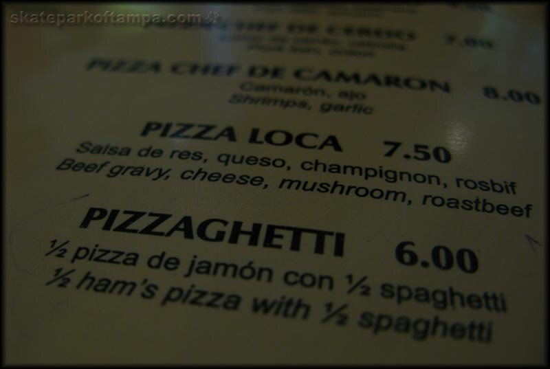 Cuba pizzaghetti — Skatepark of Tampa