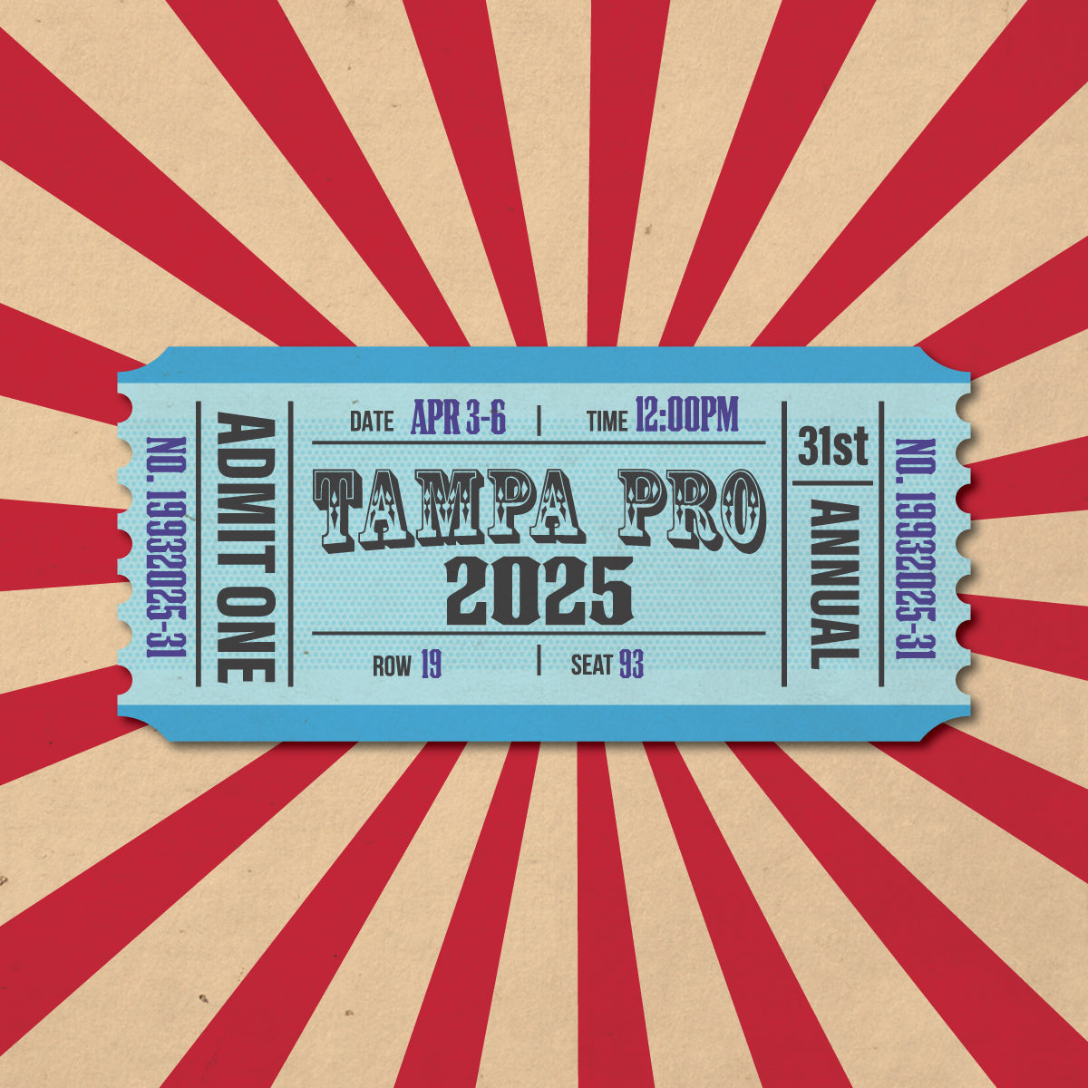 TAMPA PRO 2025 TICKETS