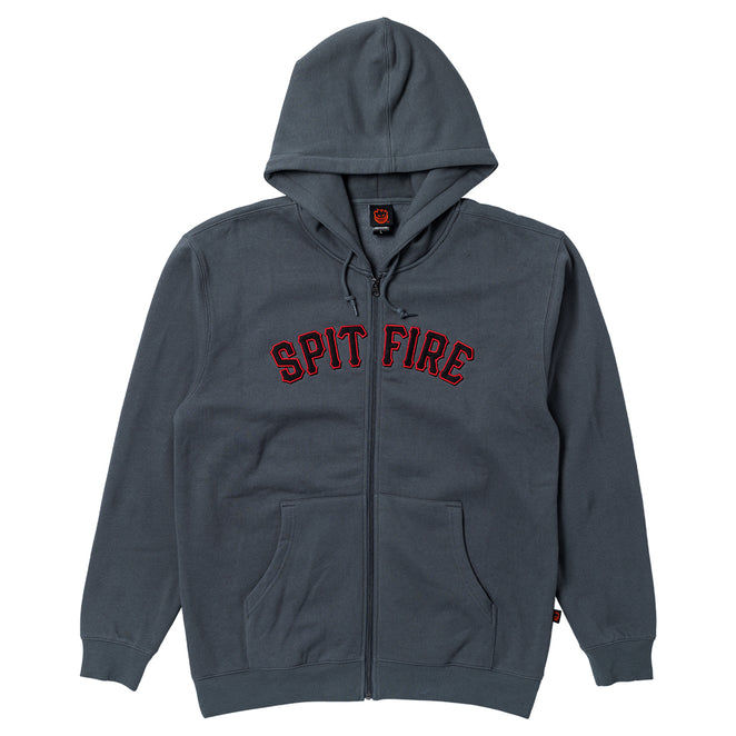 Spitfire Spitball Embroidered Zip Up Hooded Sweatshirt