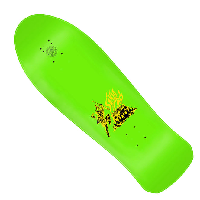 Santa Cruz Salba Tiger Reissue Shaped Green Deck