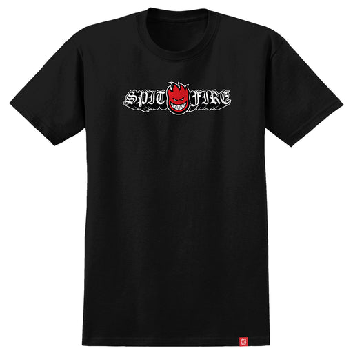 Spitfire Old E Drop Black Youth T Shirt