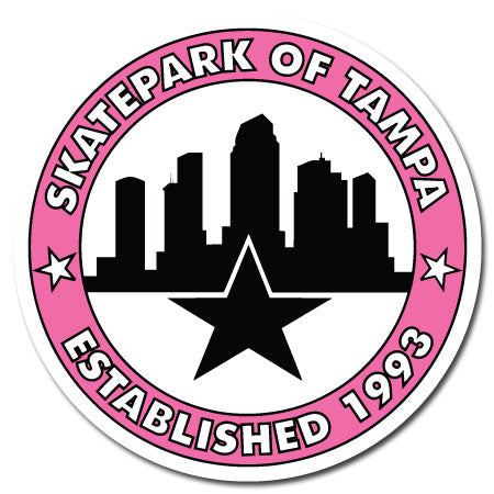Skatepark of Tampa Circle City Logo Sticker