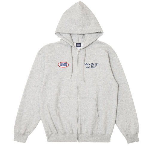 Quartersnacks Let's Get It Zip-Up Hooded Sweatshirt