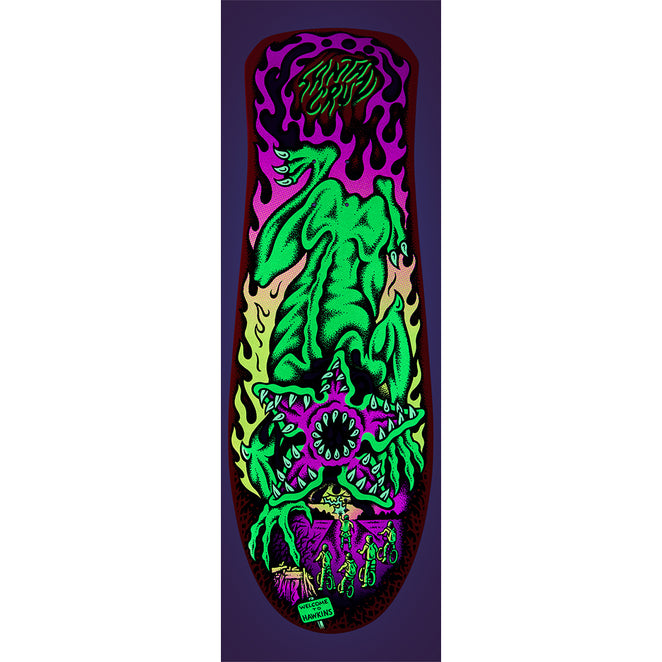 Santa Cruz Stranger Things Salba Demogorgon Shaped Deck