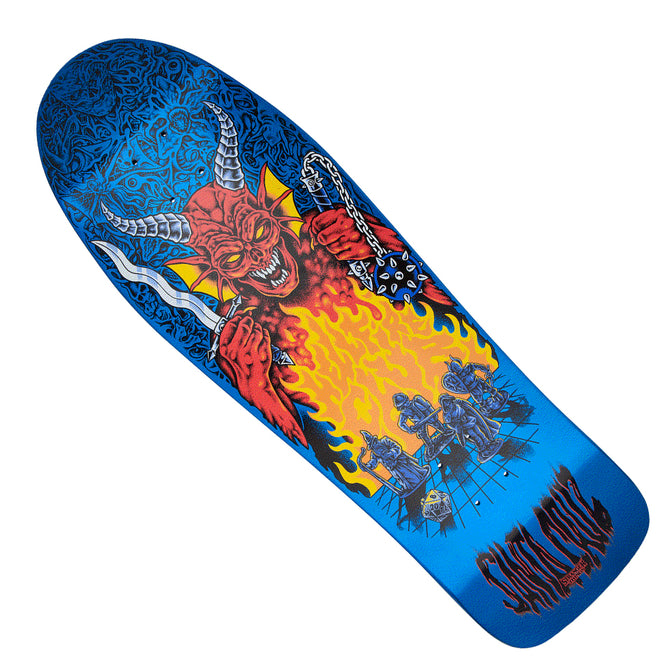 Santa Cruz Stranger Things Knox Hellfire Pit Shaped Deck