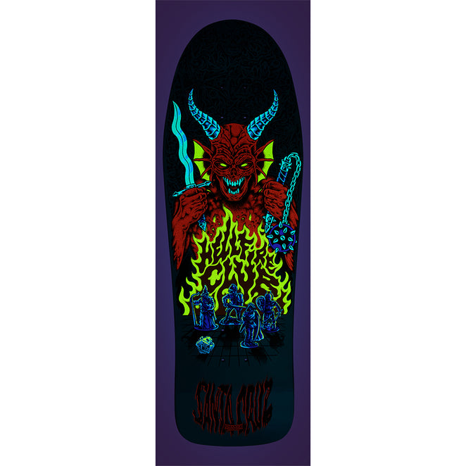Santa Cruz Stranger Things Knox Hellfire Pit Shaped Deck