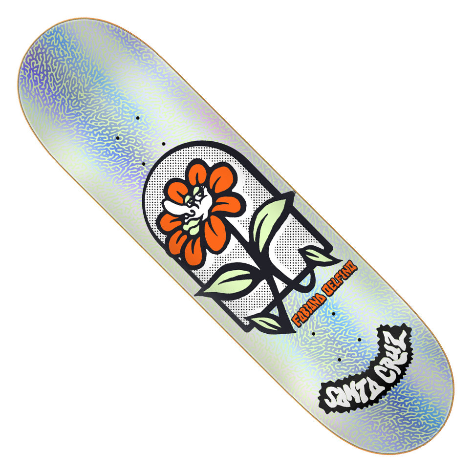 Santa Cruz Fabiana Delfino Flower Frame Feelbase Pro Deck