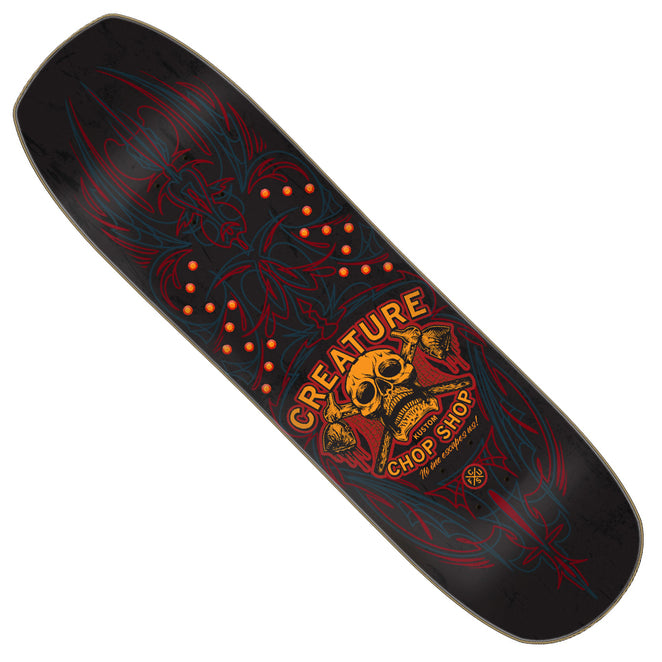 Creature Skateboards Chop Shop Pinstripe Shaped Deck