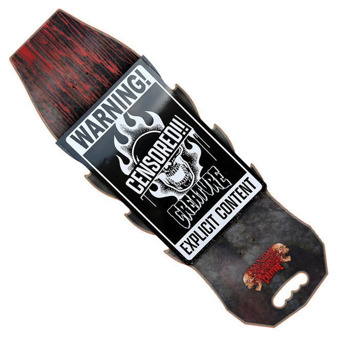 Creature Skateboards Cannibal Corpse Explicit Shaped Deck