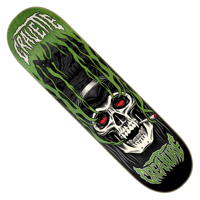Creature Skateboards David Gravette Hippie Skull IV Deck