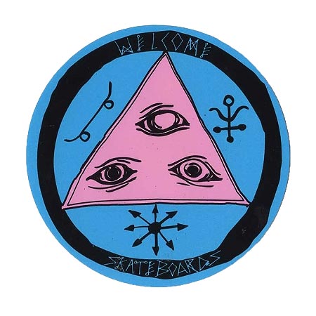 Welcome Skateboards Tailsman Sticker