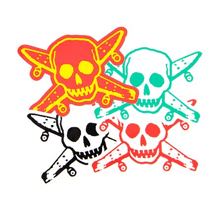 Fourstar Street Pirate Sticker