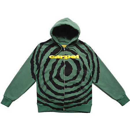 Carpet Company Spiral Zip-Up Hooded Sweatshirt