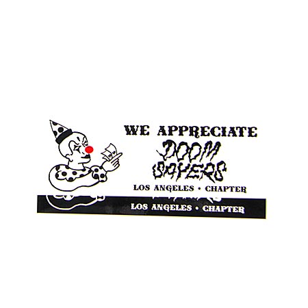 Doom Sayers We Appreciate 2 Pack of Stickers