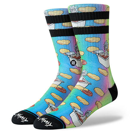 Stance Rick and Morty Dipping Sauce Crew Socks