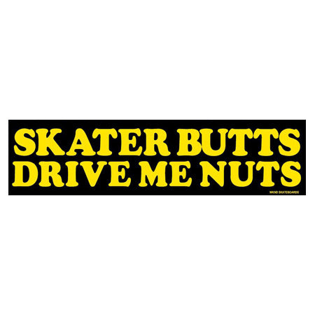 WKND Skateboards Butts Sticker